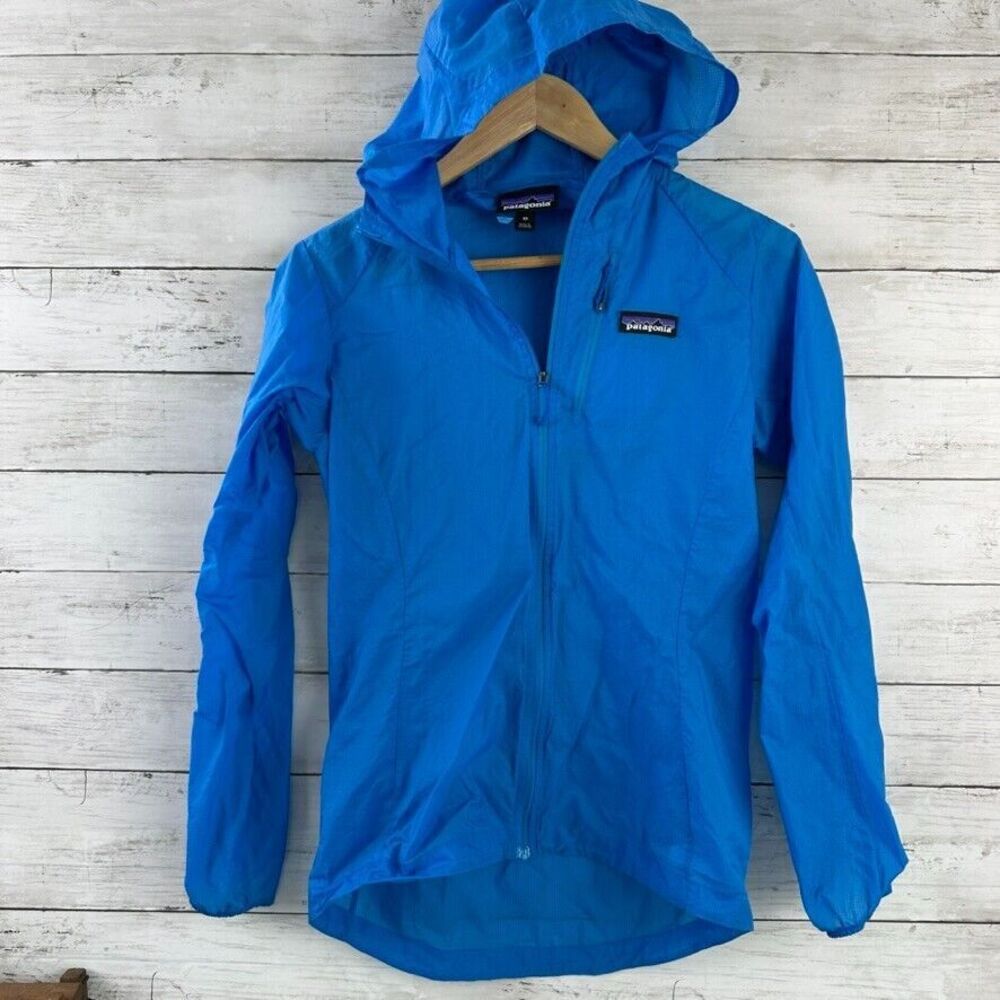 Patagonia Houdini Lightweight Jacket Men's XS windbreaker Blue Running hiking